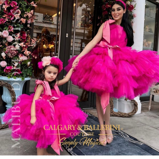 Mommy and Me Matching Outfits - Toddler Pink Malibu Dress