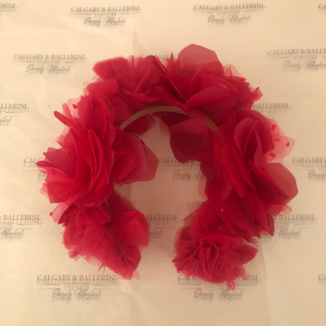 Red Roses Flower Crown