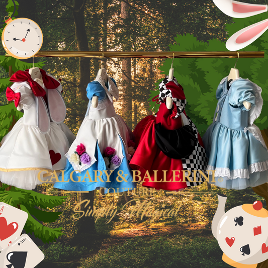 Alice in Wonderland birthday dress girls