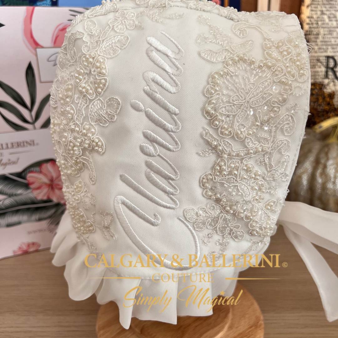 Baptism Gowns Christening with bonnet