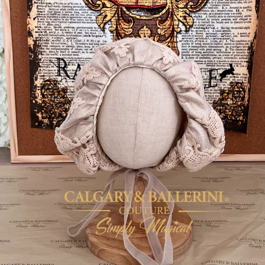 Golden Legacy Baptism Gown | Infant Couture $799 | FINAL SALE COUTURE