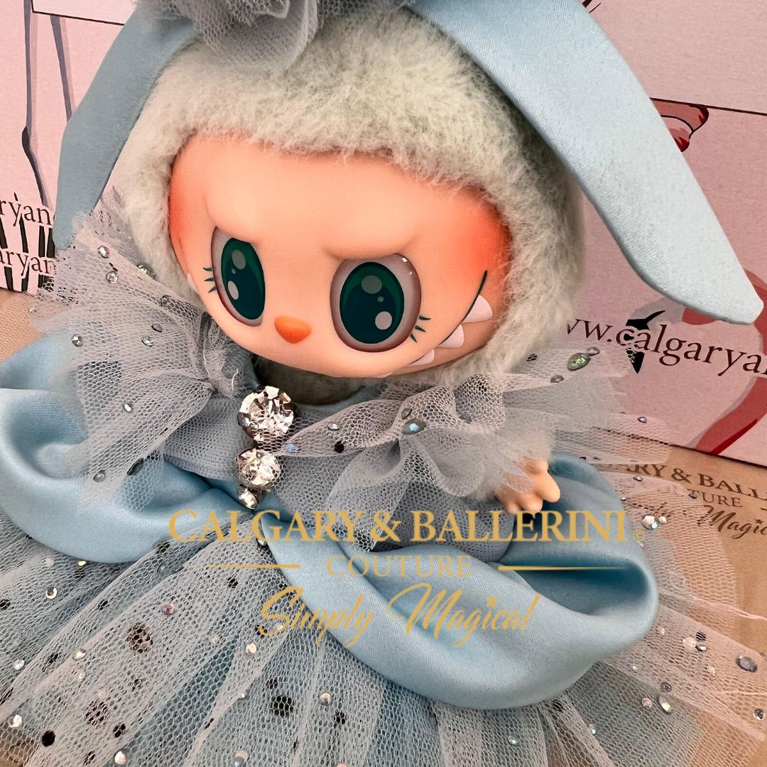 Custom handmade Cinderella outfit for Labubu Pop Mart doll – Calgary Ballerini