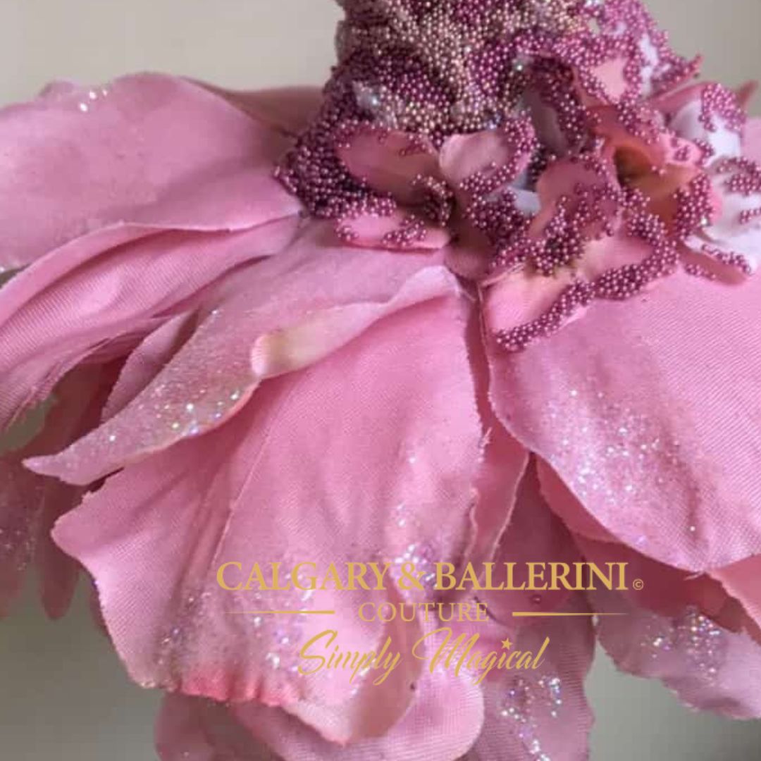 Custom petals and beaded bodice 1st Birthday Dress