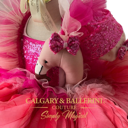 Flamingo Girls Dress-Up Set | Luxury Holiday Gift (Ages 1–8)