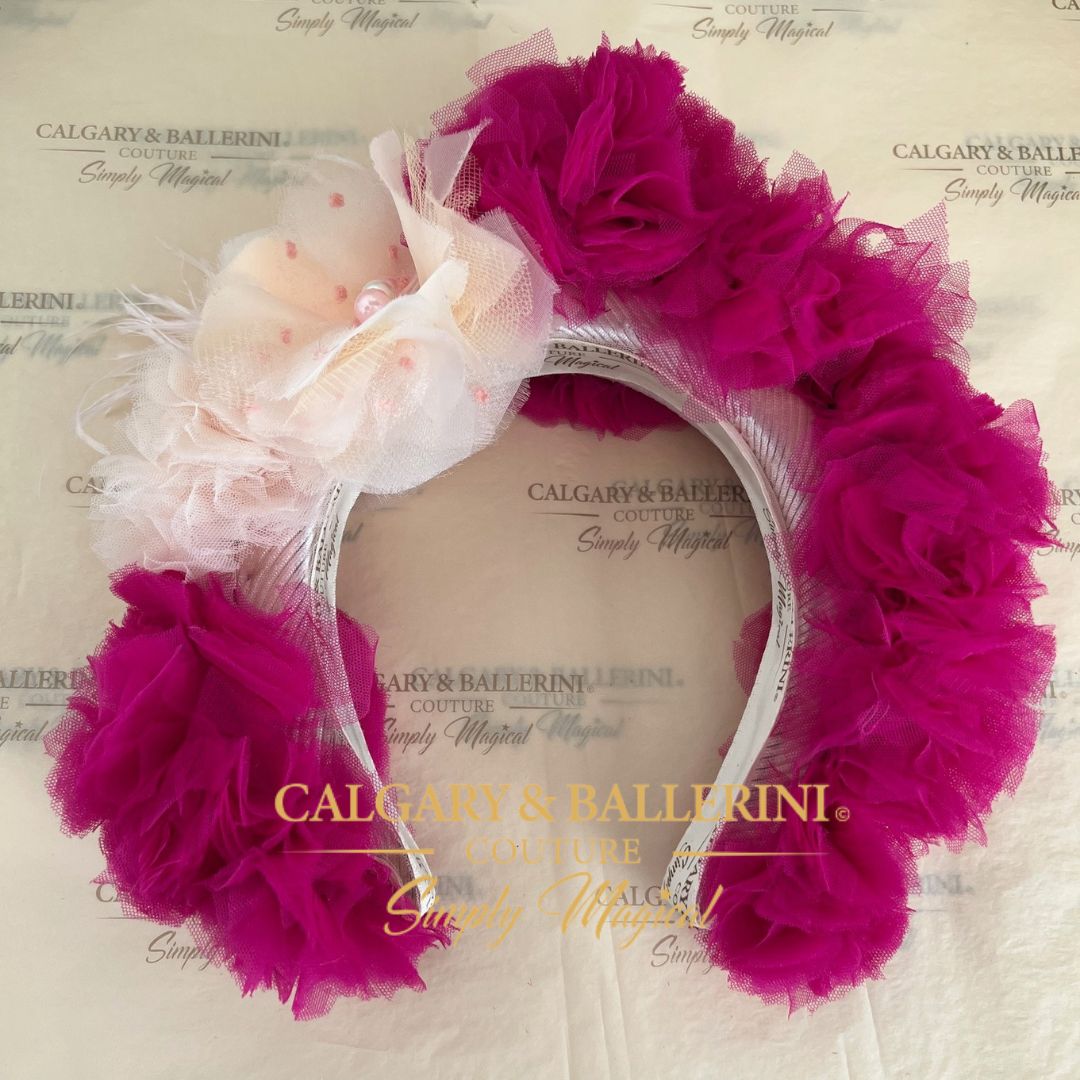 Hot Pink Flower Crown