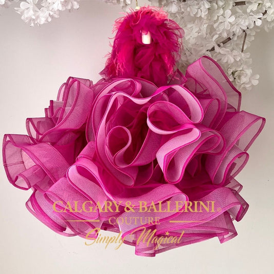 Hot Pink Ruffles Birthday Dress