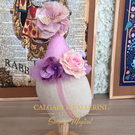 Whimsical Garden Party Vintage Birthday Party Hats "Rapunzel"