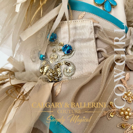 Western-themed cowgirl outfit for girls birthday parties