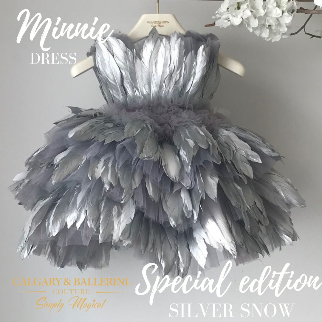 silver feather dress Jovani 03108 - Long Sheath Dress