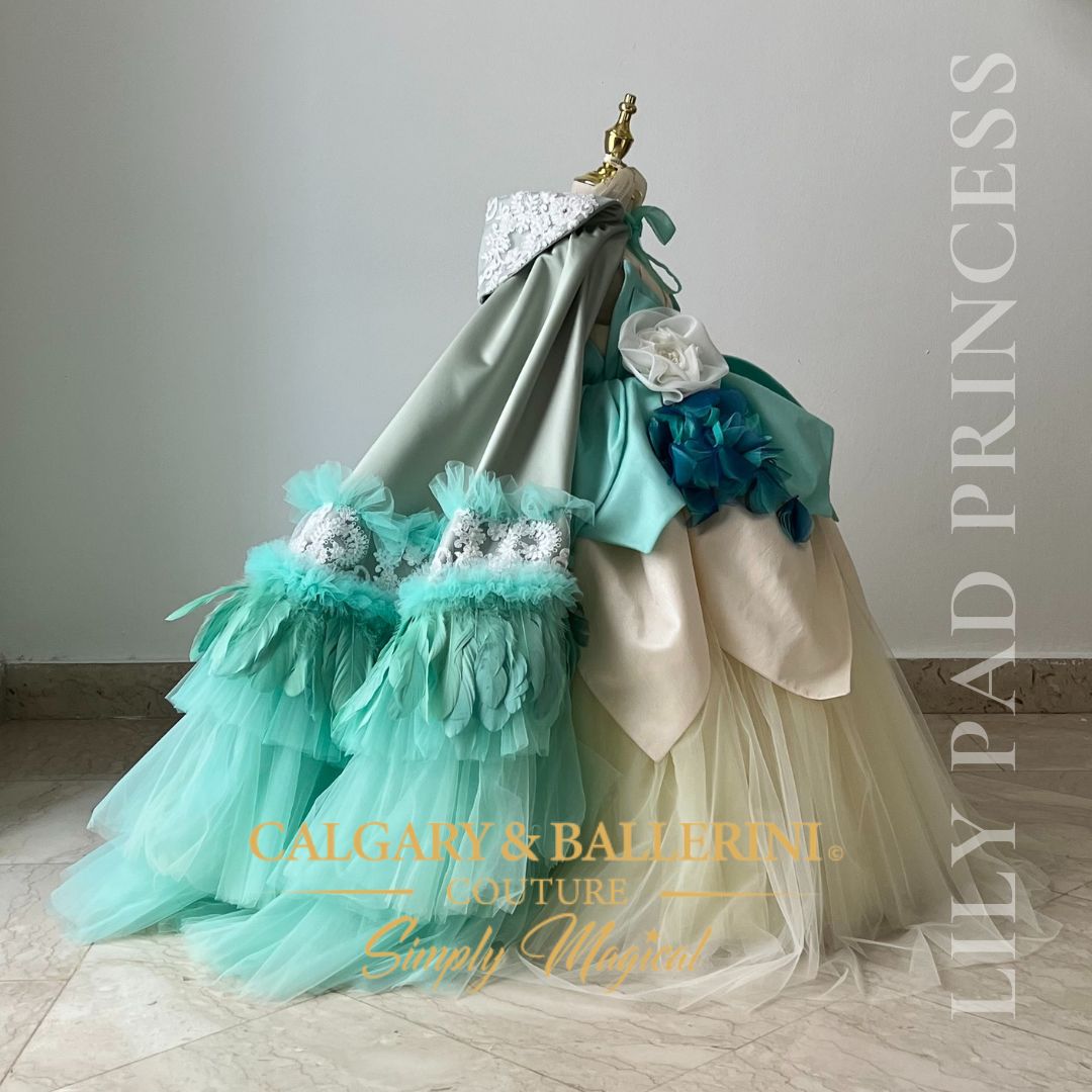Frog Prince Storybook Princess Gown by Calgary and Ballerini Frog Prince Storybook Princess Gown by Calgary and Ballerini