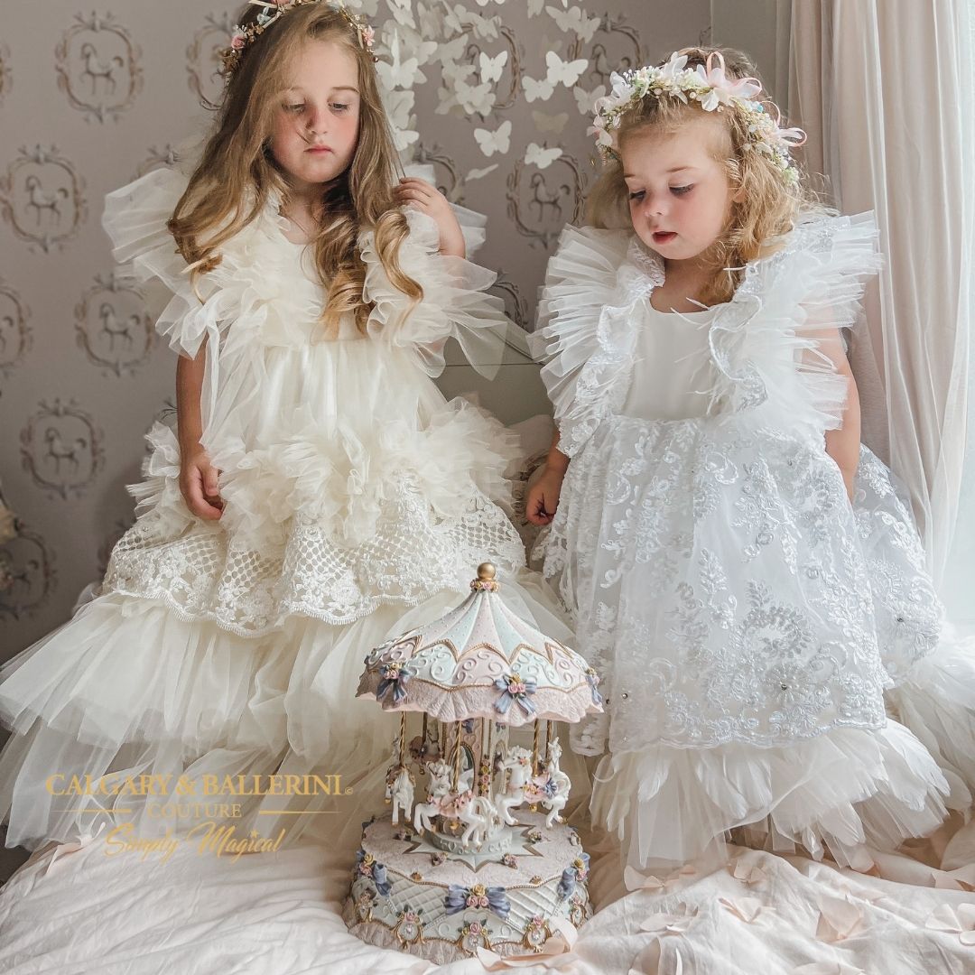 Tulle flower girl dresses for Weddings Kids | Ages 1–12 | $400-$2,000