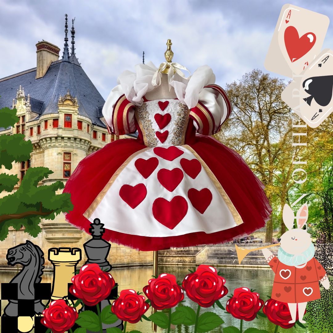 Queen of Hearts Costume for Kids