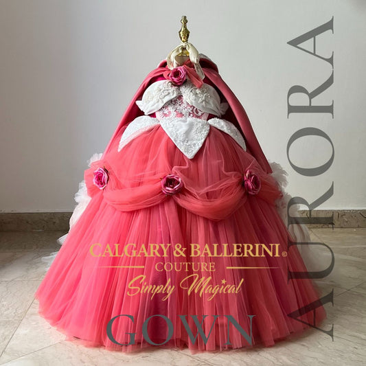 Disney Princess Aurora luxury couture costume 