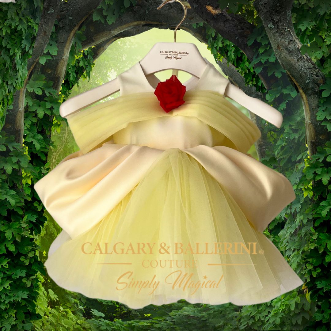 Rose Garden Heirloom Couture Kids Party Gown (Ages 1–6 yrs)