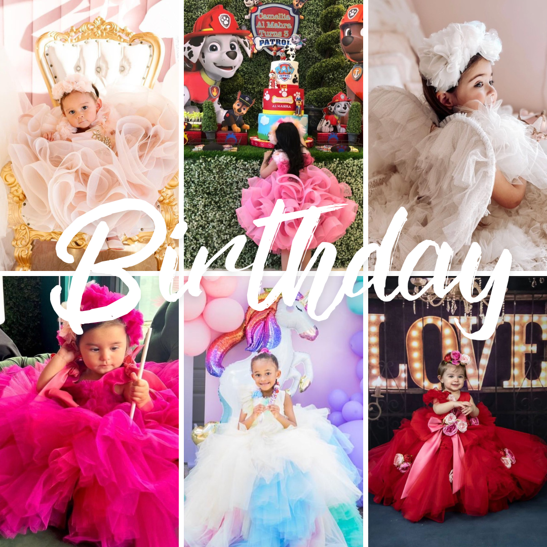 Birthday Dresses for Girls and toddlers couture designer brand 