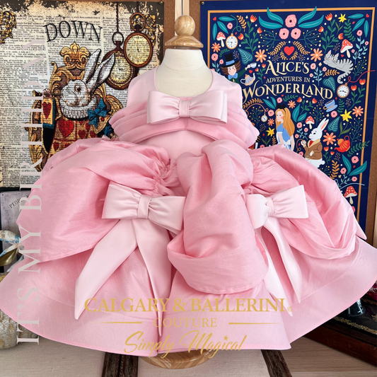 Coquette aesthetic outfit pink bow detail