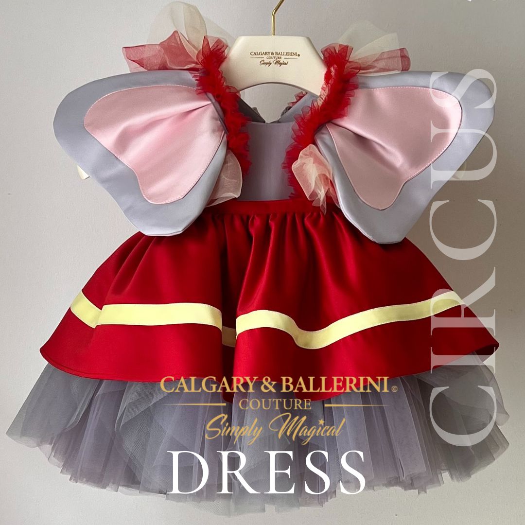 Elephant Dress for Baby Girl - Full Circus Tulle Skirt