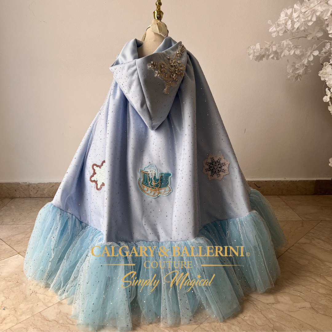 Elsa Disney princess dress with cape 