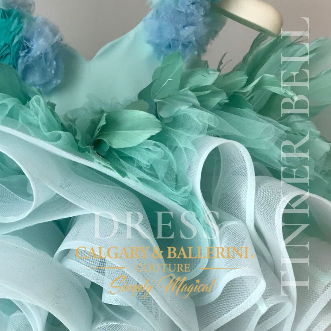 tinkerbell birthday party dress Handmade Tinkerbell Costume Dress: Green Satin Fairy Outfit, Birthday & Halloween