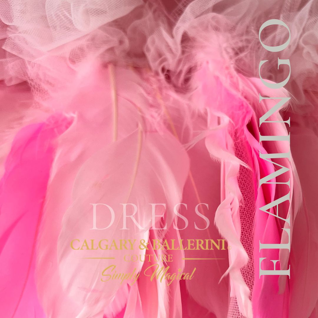 pink feather tutu dress 