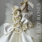Flower girl dress ivory wedding