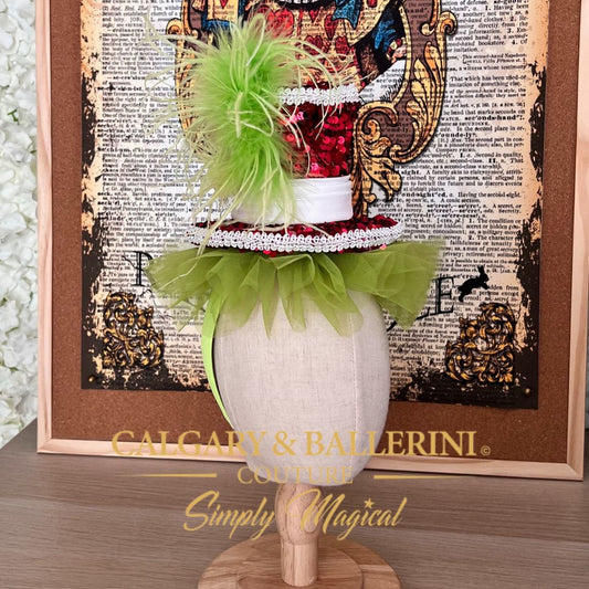 Holly Jingle Designer Kids Top Hat ($250) | Calgary and Ballerini