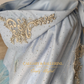 Ice blue cape dress girls
