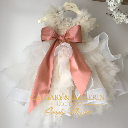 Showstopping Ivory Flower Girl Dresses - Kids Couture Wedding Outfits