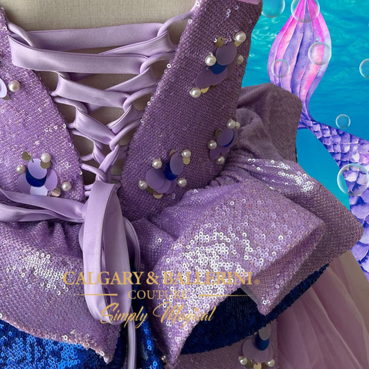 Lavender purple princess gown