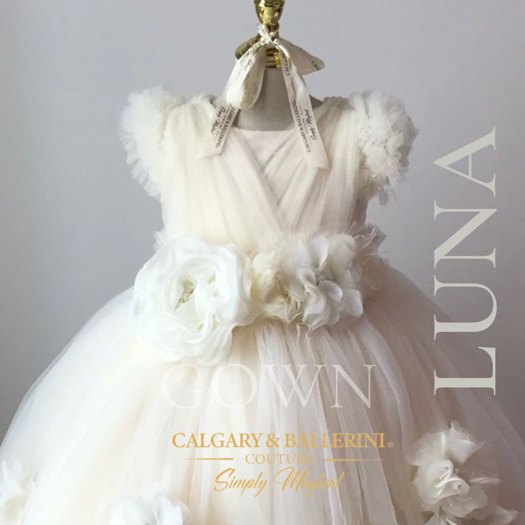 Luxury flower girl dress