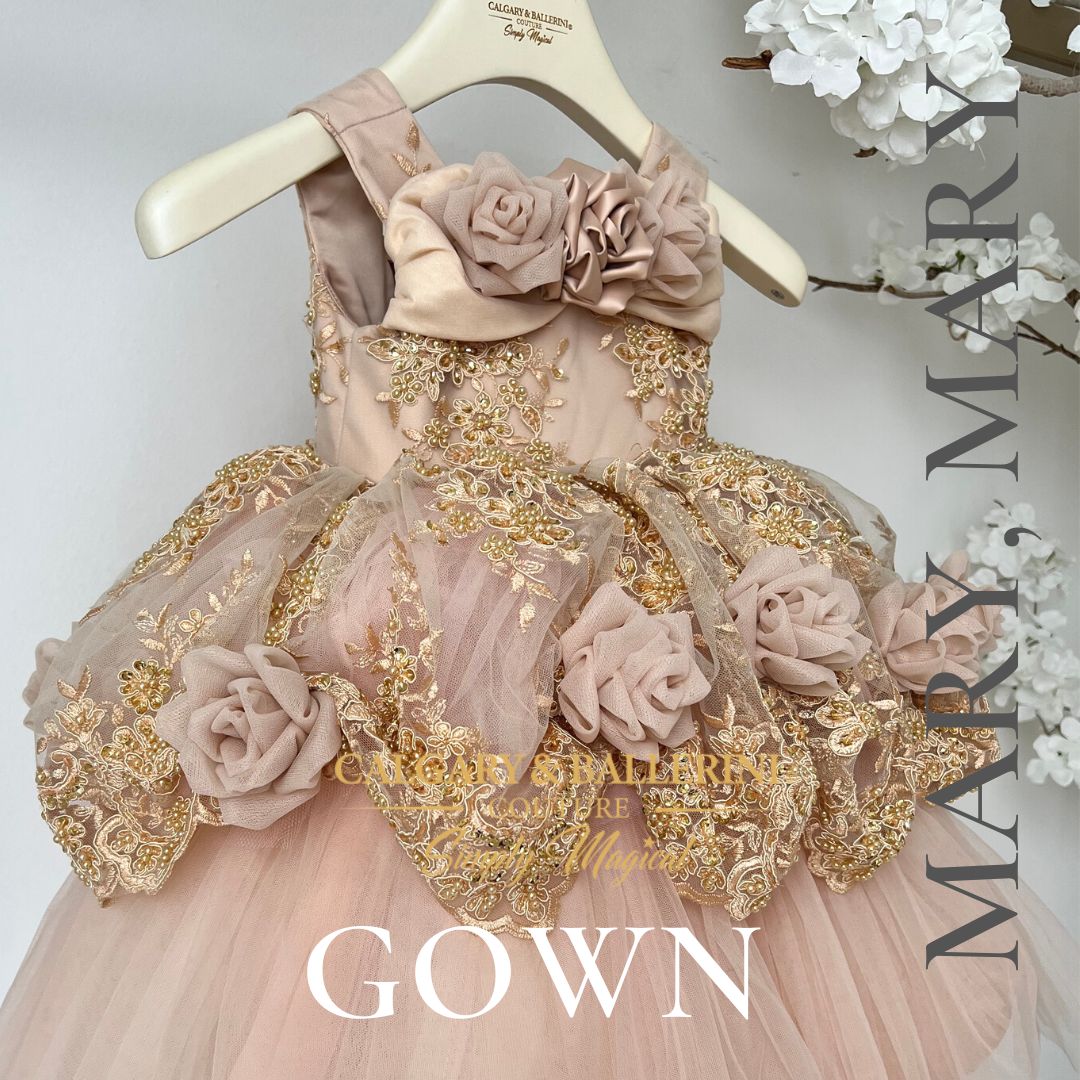 First Birthday dress couture gown 