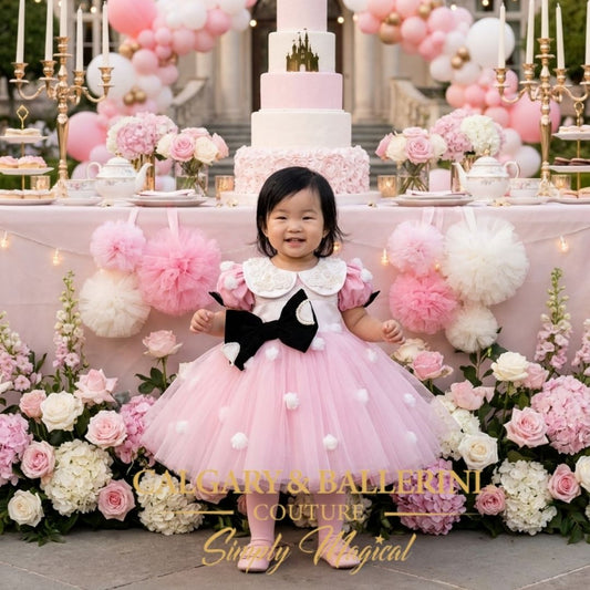 Infant First Birthday Dress | Pink Mouse