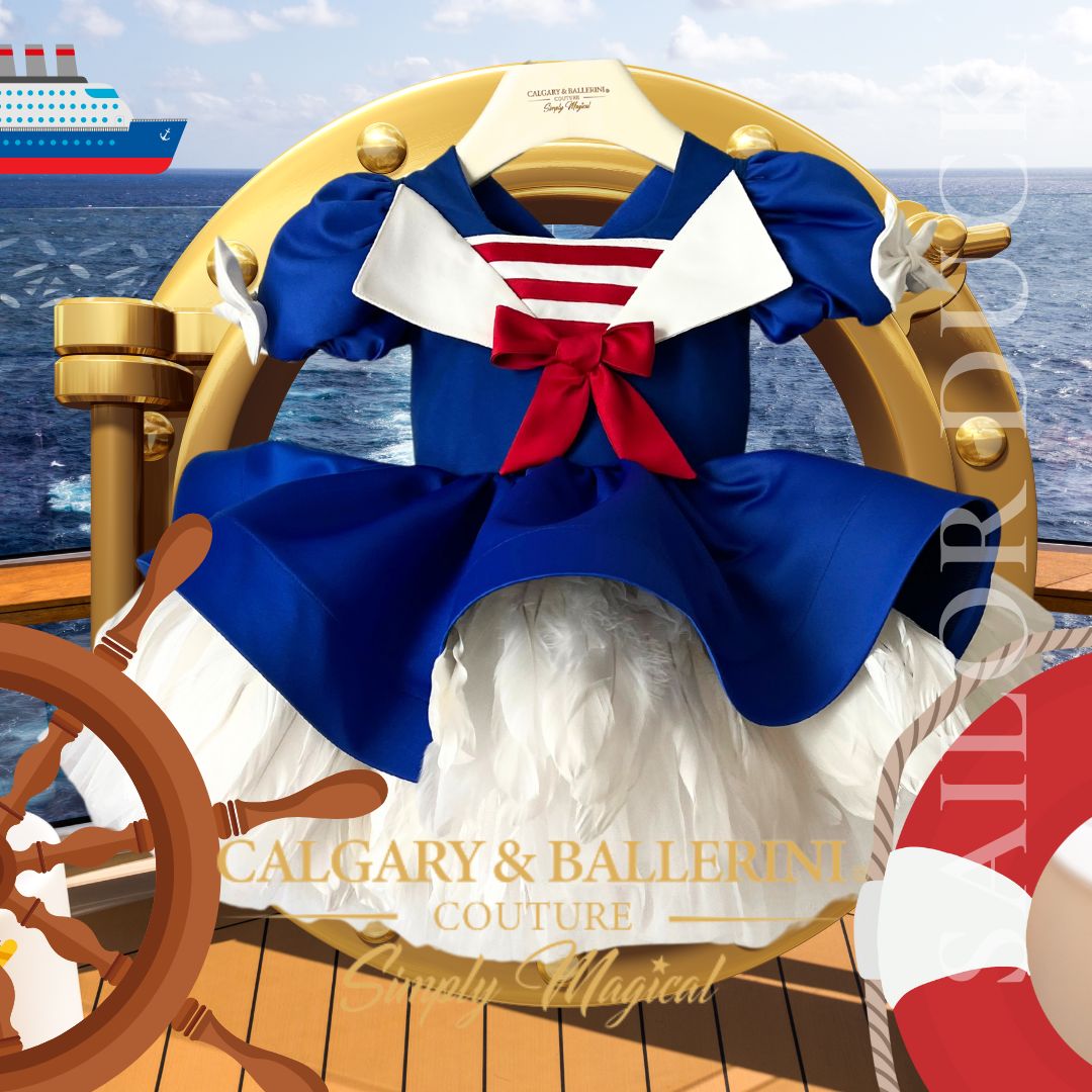 Maritime birthday gown