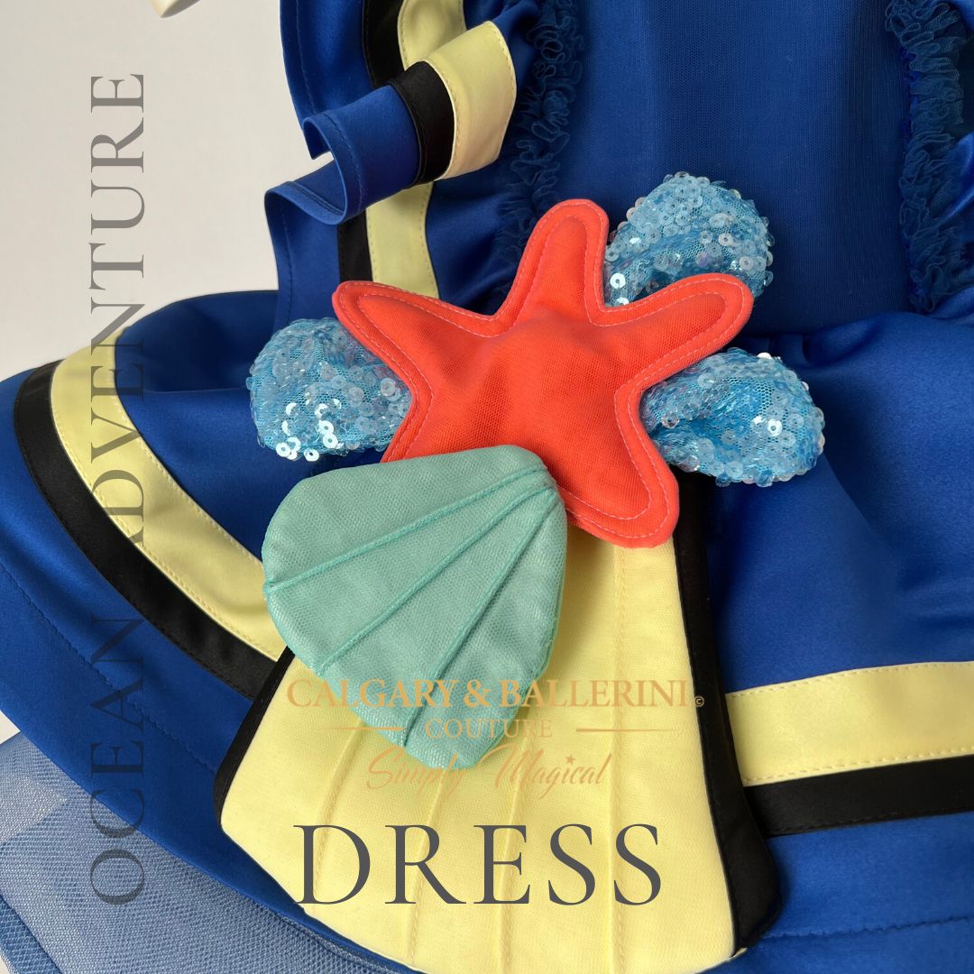 Mermaid ocean birthday dress