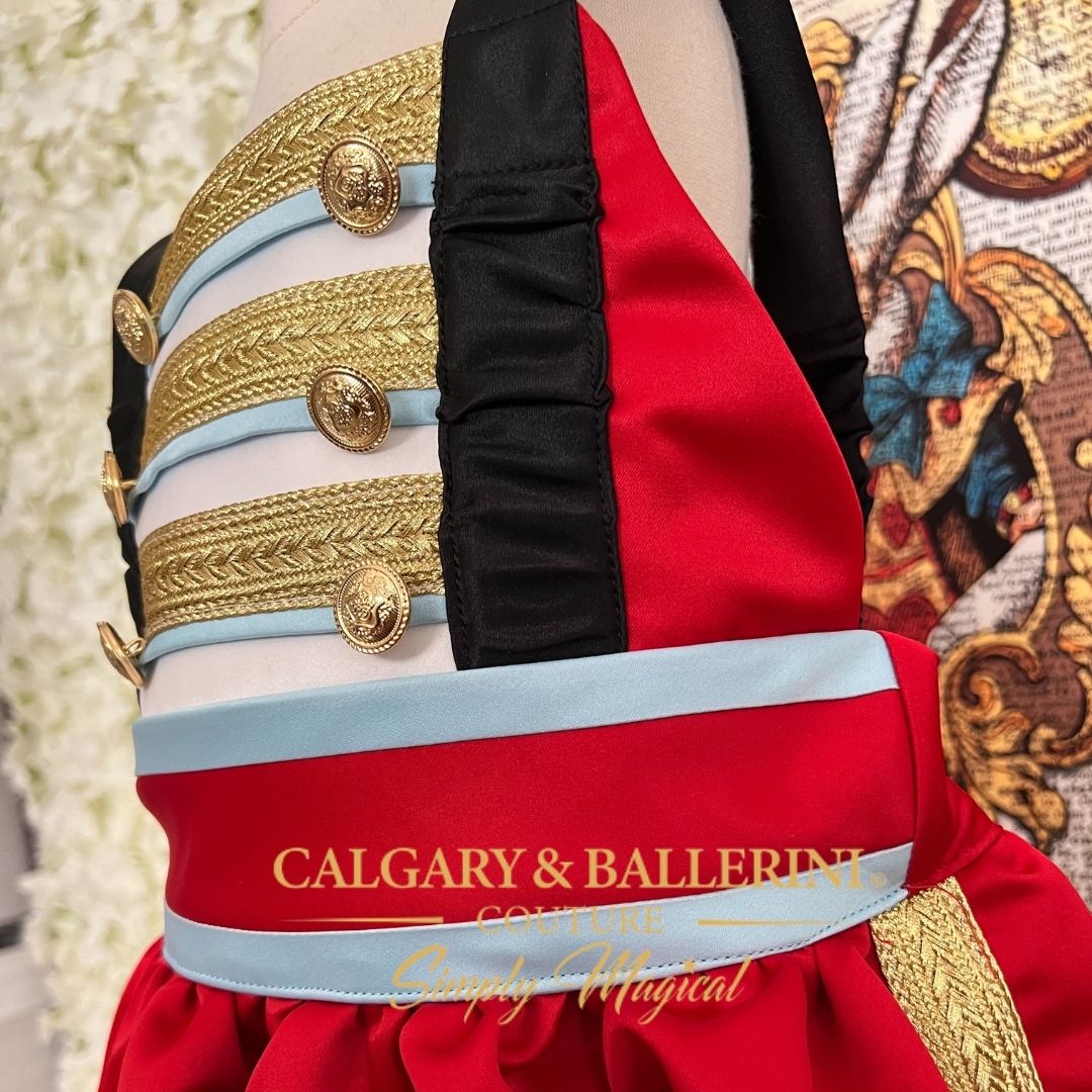 Red Nutcracker Prince Heirloom Couture Ensemble $399 (Ages 0-3T)