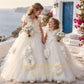 Designer Flower Girl Dress | Ivory Bohemian Gown