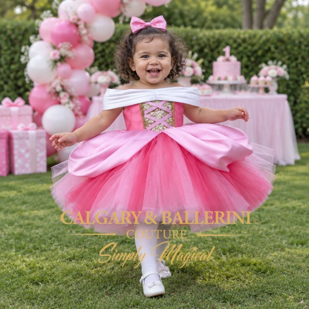 Couture Sleeping Beauty Baby Princess Dress