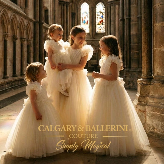 Vintage Flower Girl Dresses Ivory