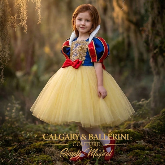 Snow White Twirl Dress Girls