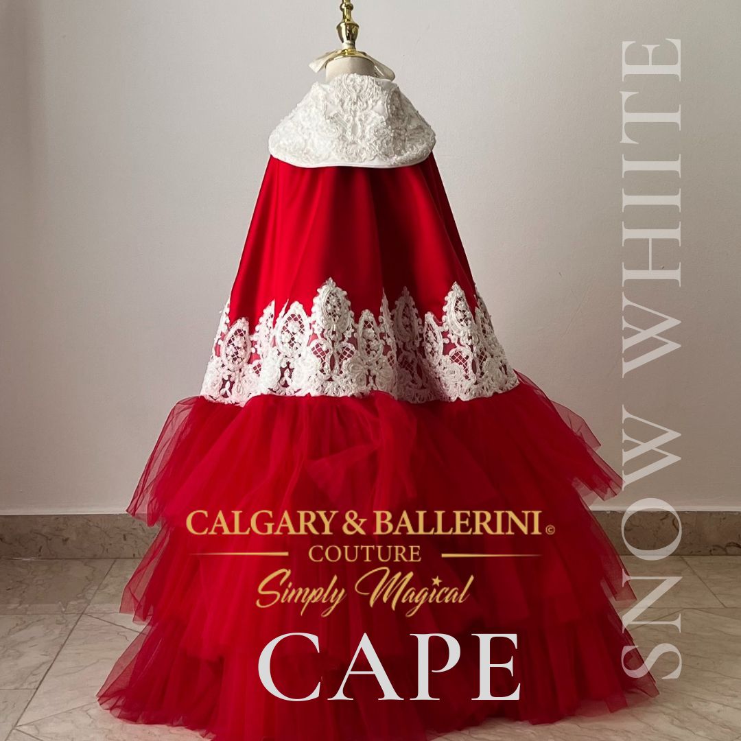 Shop Girls Fairytale Red Cape Storybook Princess Snow White Edit 12-18 Months
