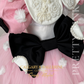 Pink and white birthday outfit
