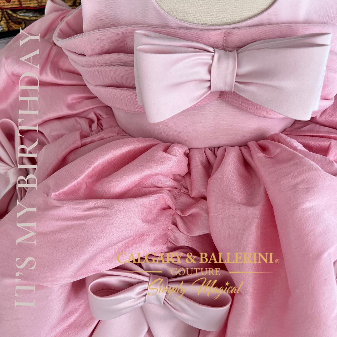 Pink coquette birthday outfit handmade