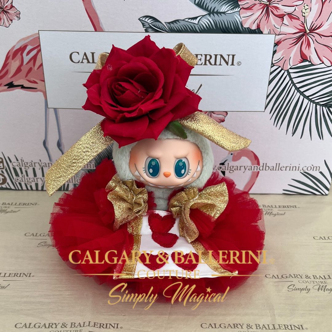 Queen of Hearts Couture Designer Outfit for Labubu Dolls