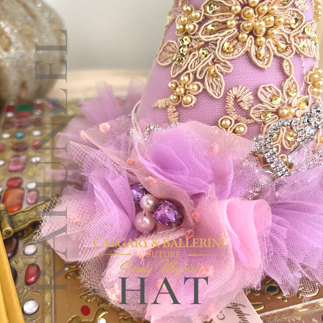 Rapunzel Birthday Party hat - Towering Tresses Rapunzel Birthday Party Hat