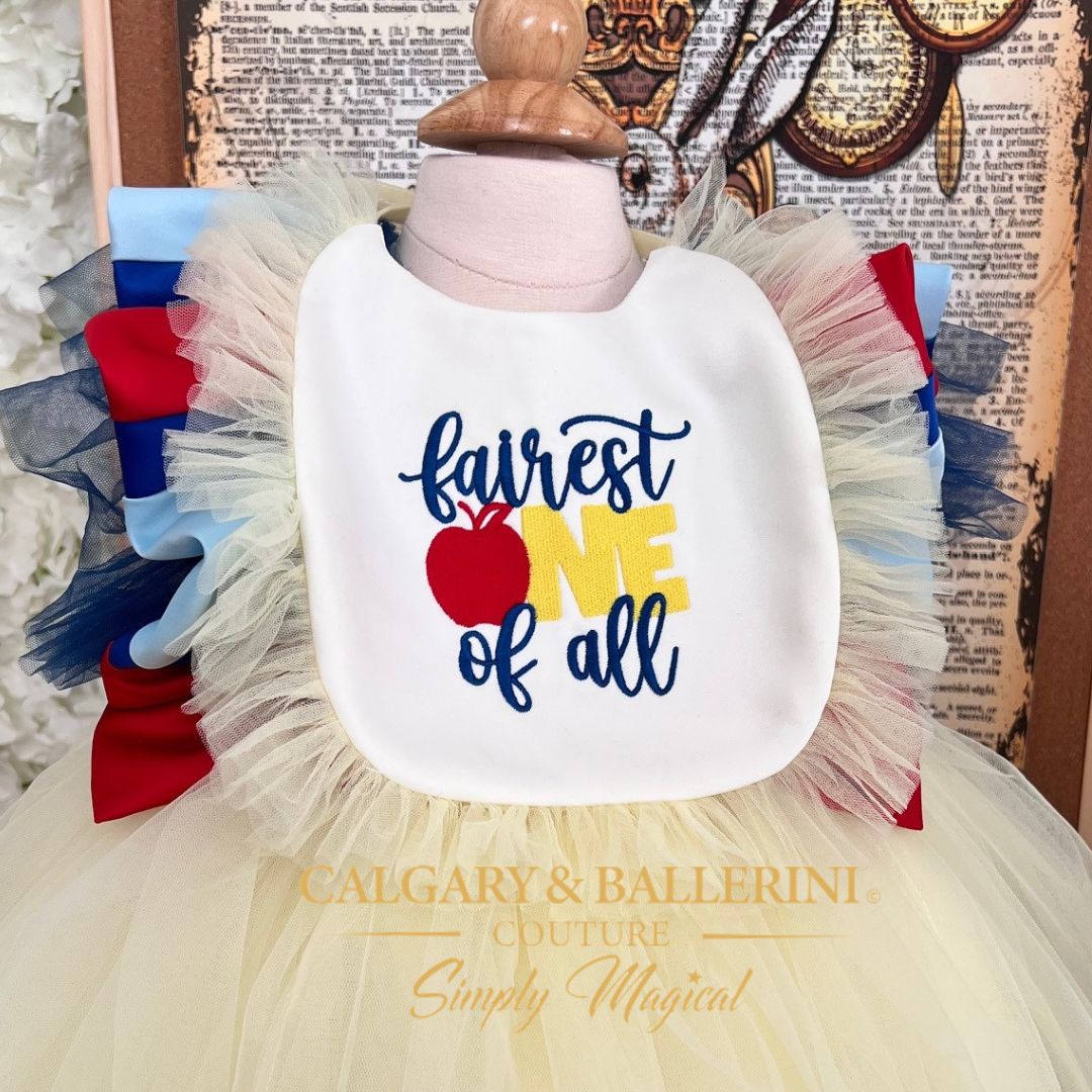 Snow White toddler dress for girls birthday celebration