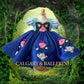 Teal Coronation Princess Dress for Girls