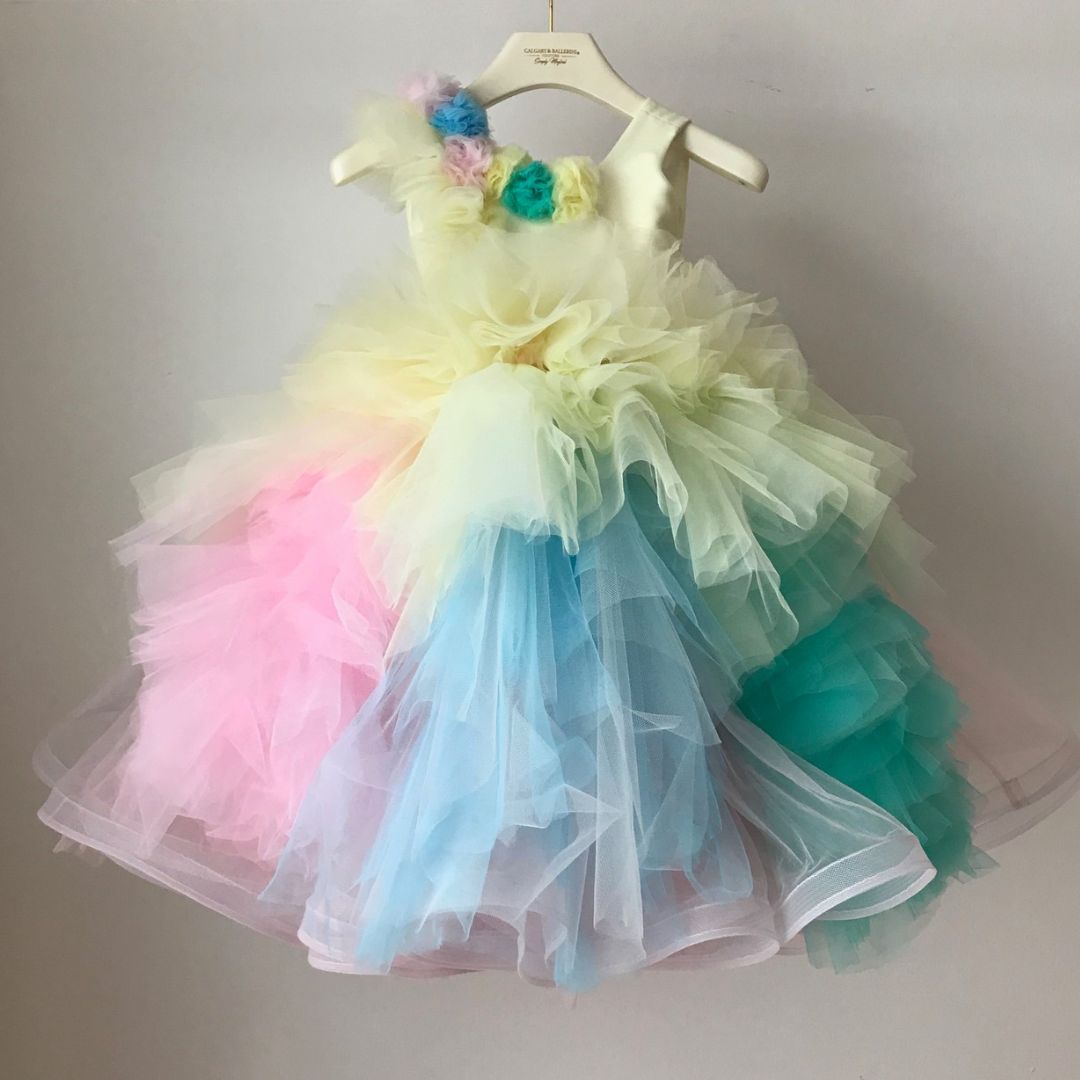 Unicorn birthday dress girls