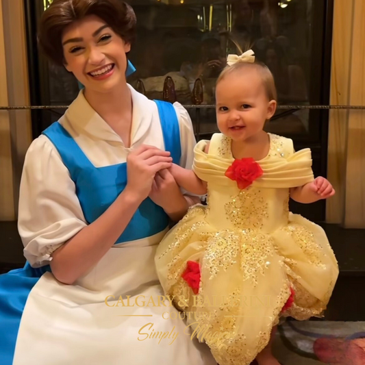 princess belle baby girl costume 