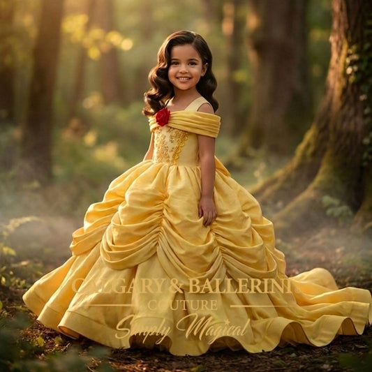 Yellow Ball Gown for Girl