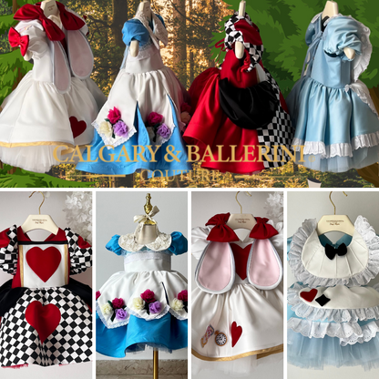 Heirloom Alice in Wonderland Couture Ensemble Gift Set (Ages 6–12M to 8Y)